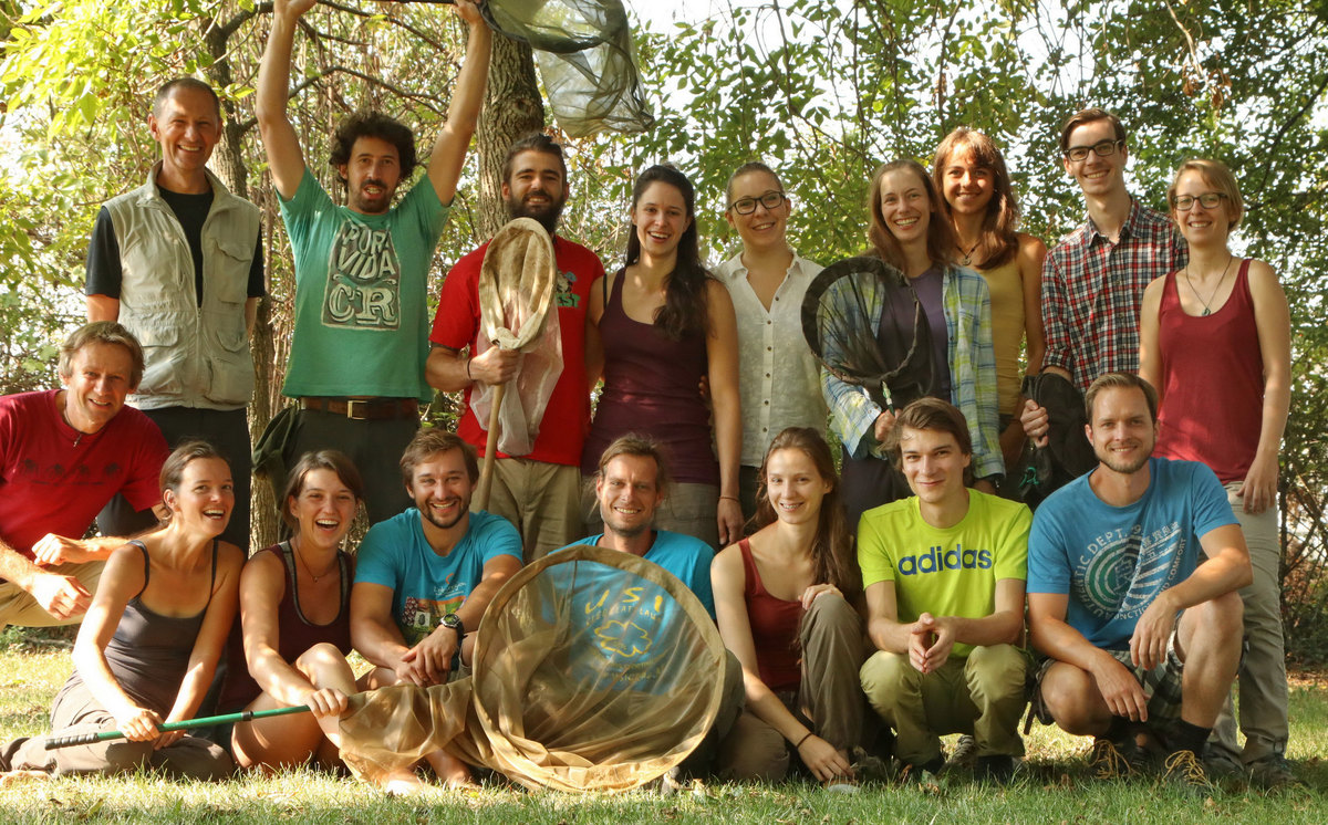 Gruppenfoto: 3. ÖEG-Insektencamp Seewinkel, 09.09.2016 (Foto: Christian Komposch) 