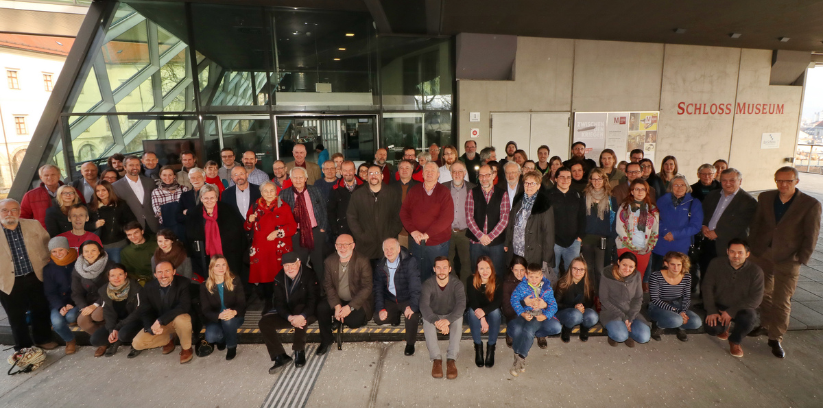 Gruppenfoto: ÖEG Fachgespräch in Linz, Schloßmuseum, 02.02.2019 (Foto: Christian Komposch)