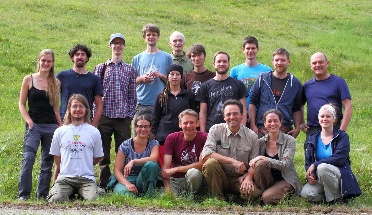 Gruppenfoto: 4. ÖEG-Insektencamp Nockberge, 23.07.2017 (Foto: Alex Mrkvicka)